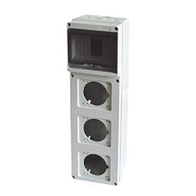Box for plug and socket(vertical)